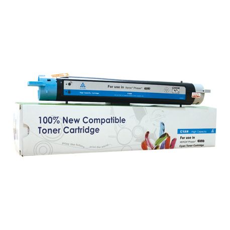 Toner Cartridge Web Cyan Xerox 6350 zamiennik 106R01144 