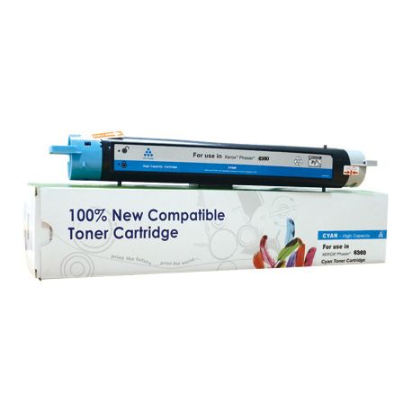 Toner Cartridge Web Cyan Xerox 6360 zamiennik 106R01214 