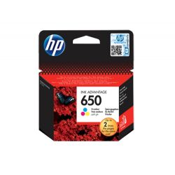 Oryginalny Tusz Trójkolorowy HP 650 (CZ102AE)