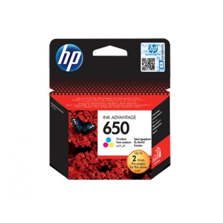 Oryginalny Tusz Trójkolorowy HP 650 (CZ102AE)