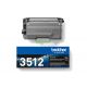 Oryginalny Toner Czarny Brother DCP-L6600, HL-L6300, HL-L6400, MFC-L6800, MFC-L6900 (TN3512, TN-3512) 