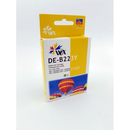 Tusz Wox Yellow Brother LC 223Y zamiennik LC223Y (950 stron A4 zgodnie z normą ISO/IEC 24711)  