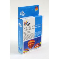 Tusz Wox Cyan BROTHER LC980C/LC985C/LC1100C zamiennik LC-980C / LC-985C / LC-1100C 