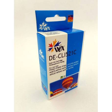 Tusz Wox Cyan Canon CLI 521C zamiennik CLI-521C 