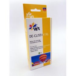 Tusz Wox Yellow CANON CLI 551Y zamiennik CLI551Y (6511B001)