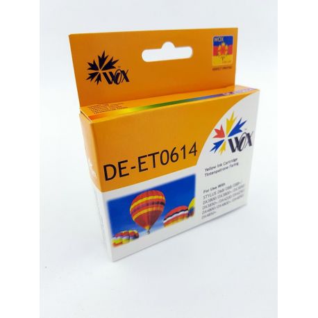 Tusz Wox Yellow EPSON T0614 zamiennik C13T06144010 