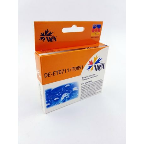 Tusz Wox Black EPSON T0711 (T0891) zamiennik C13T07114011 