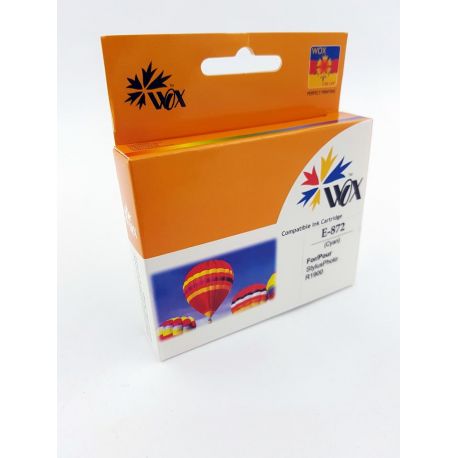 Tusz Wox Cyan EPSON T0872 zamiennik C13T08724010 