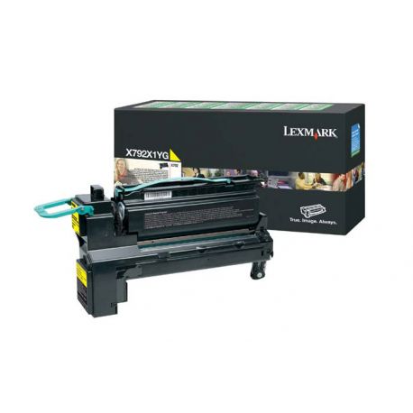 Oryginalny Toner Yellow Lexmark X792 (X792X1YG) 