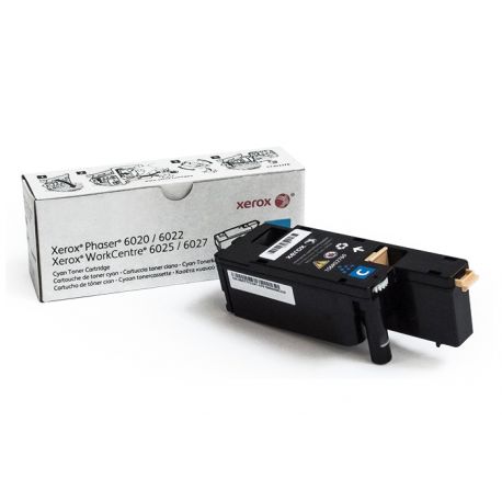 Oryginalny Toner Cyan Xerox 6020, 6022, 6025, 6027 (106R02760) 