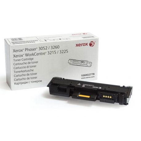 Oryginalny Toner Czarny Xerox Phaser 3052, 3260, WorkCentre 3215, 3225 (106R02778) 