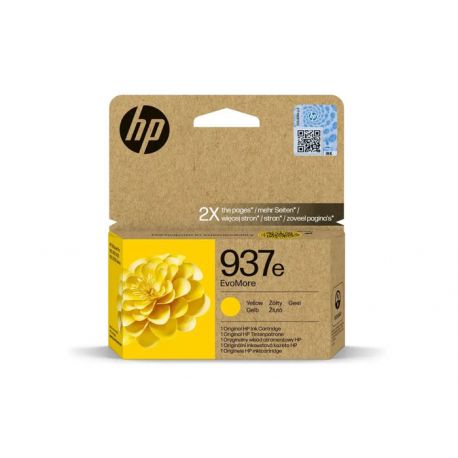 Oryginalny Tusz Yellow HP 937e (4S6W8NE) 