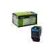 Oryginalny Toner Cyan Lexmark CS310, CS410, CS510 (70C2HCE) 