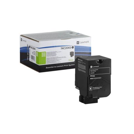 Oryginalny Toner Black Lexmark CS720, CS725, CX725 (74C20K0) 