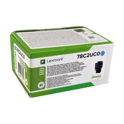 Oryginalny Toner Cyan Lexmark CS521, CS622, CX622, CX625 (78C2UC0) 