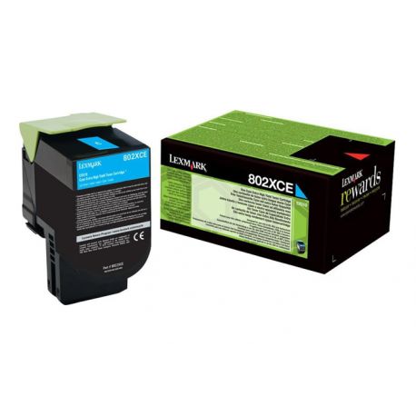 Oryginalny Toner Cyan Lexmark CX510 (80C2XCE) 