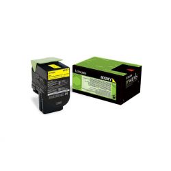 Oryginalny Toner Yellow Lexmark CX510 (80C2XY0) 