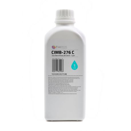 PRODUKT NA ZAMÓWIENIE, MOQ: 80SZT ŁĄCZNIE WSZYSTKICH KOLORÓW. Butelka Cyan Canon 1L Tusz Barwnikowy (Dye) INK-MATE CIMB276 