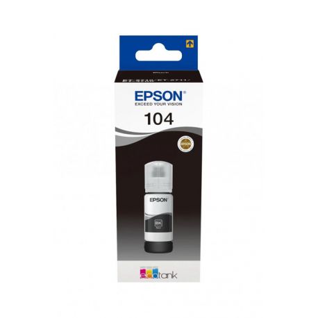 Oryginalny Tusz w butelce Black Epson 104 (T00P1, C13T00P140) 