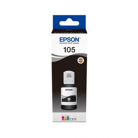 Oryginalny Tusz w butelce Black Epson 105 (T00Q1, C13T00Q140) 