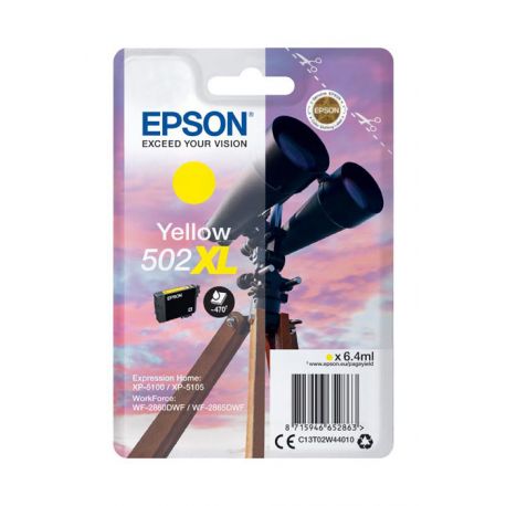 Oryginalny Tusz Yellow Epson 502XL (T02W4, C13T02W44010) 