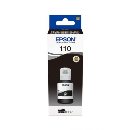 Oryginalny Tusz w butelce Czarny Epson 110 (T03P1, C13T03P14A) 