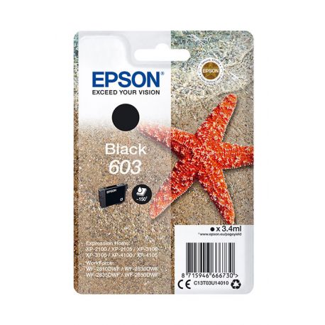 Oryginalny Tusz Black Epson 603 (T03U1, C13T03U14010) 