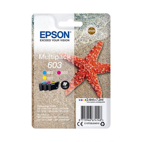 Oryginalny Tusz CMY Epson 603 (T03U5, C13T03U54010) 