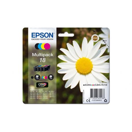 Oryginalny Tusz CMYK Epson 18 (T1806, C13T18064012) 