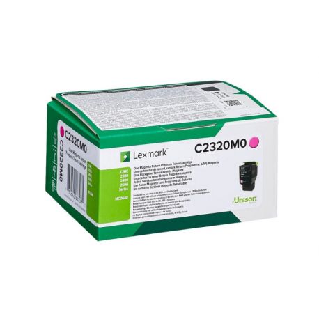Oryginalny Toner Magenta Lexmark C2325 (C2320M0) 