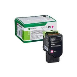 Oryginalny Toner Magenta Lexmark C2325 (C232HM0) 