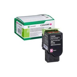 Oryginalny Toner Magenta Lexmark C2425 (C242XM0) 