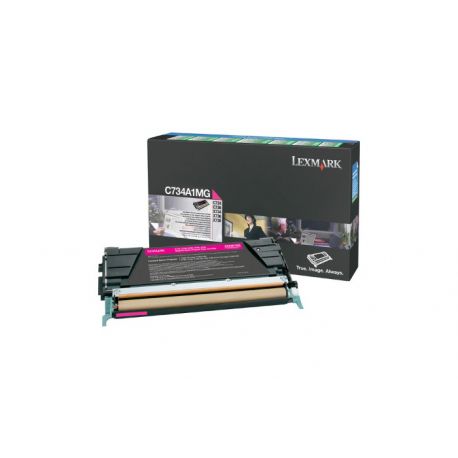 Oryginalny Toner Magenta Lexmark C734, C736, X734, X736, X738 (C734A1MG) 
