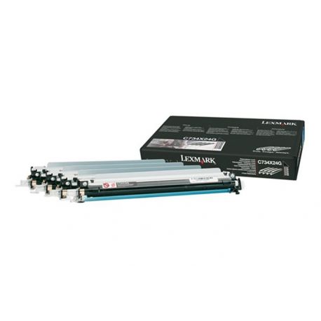 Oryginalny Moduł Bębna CMYK Lexmark C734, C736, C746, C748, X734, X736, X738, X746, X748 (C734X24G) (zestaw czterech bębnów) 