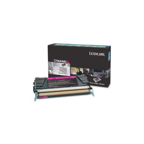 Oryginalny Toner Magenta Lexmark C746, C748 (C746A1MG) 