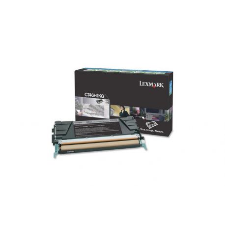 Oryginalny Toner Black Lexmark C746, C748 (C746H1KG) 