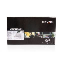 Oryginalny Toner Black Lexmark C746, C748 (C746H3KG) 