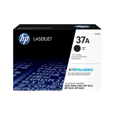 Oryginalny Toner Czarny HP LaserJet Enterprise M607, M608, M609, M631 MFP, M632 MFP, M633 MFP (37A CF237A) 