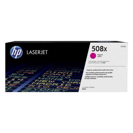 Oryginalny Toner Magenta HP Color LaserJet Enterprise M552 (508X CF363X) 