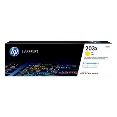 Oryginalny Toner Yellow HP Color LaserJet M254, MFP M280, MFP M281 (203X CF542X) 