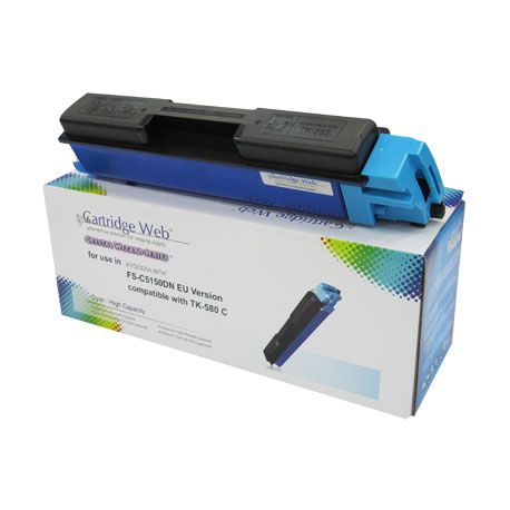 Toner Cartridge Web Cyan Kyocera TK580 zamiennik TK-580C 
