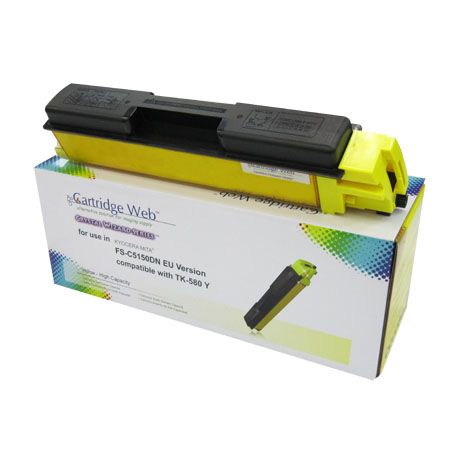 Toner Cartridge Web Yellow Kyocera TK580 zamiennik TK-580Y 