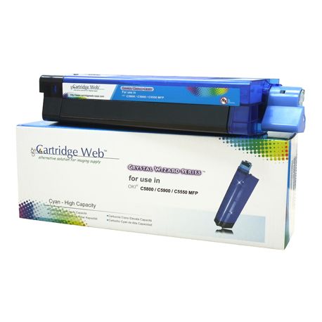 Toner Cartridge Web Cyan OKI C5800 zamiennik 43324423 