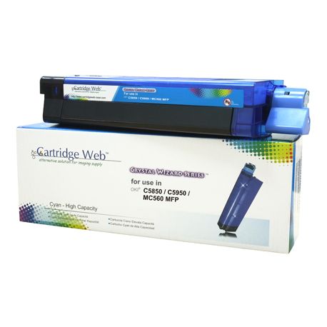 Toner Cartridge Web Cyan OKI C5850 zamiennik 43865723 