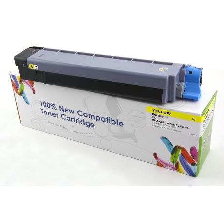 Toner Cartridge Web Yellow  OKI C801/C821 zamiennik 44643001 